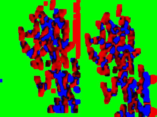 Bitmap of calculated depth